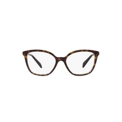 prada pr 02zv clear|Prada PR 02ZV Butterfly Eyeglasses .